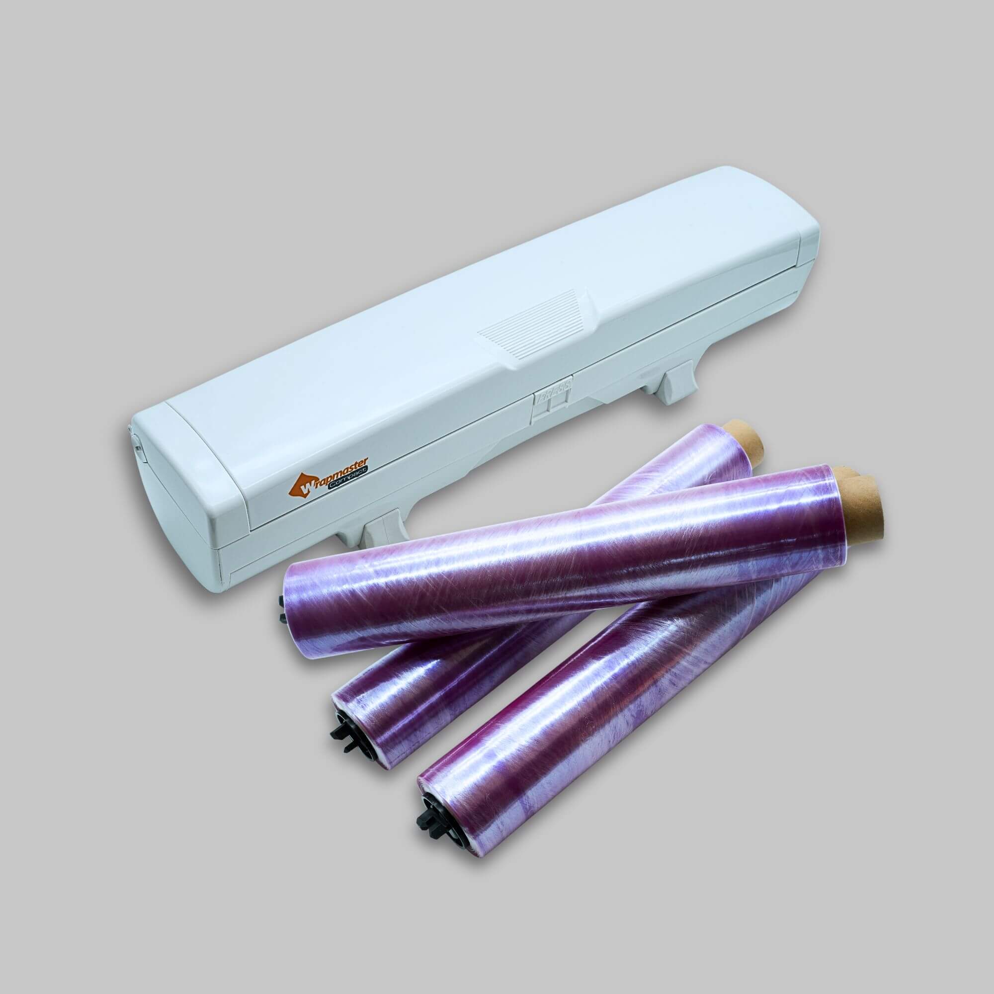 Wrapmaster Compact - Startpakke nr. 8 | Dispenser + 3 ruller film (3×225 m) produktbillede
